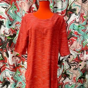 We 3 Brand made in Canada 100% cotton midi smock dress